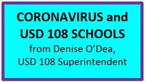 Coronavirus and USD 108 Schools