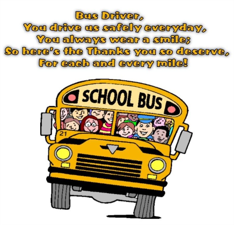 Thank You Bus Drivers!