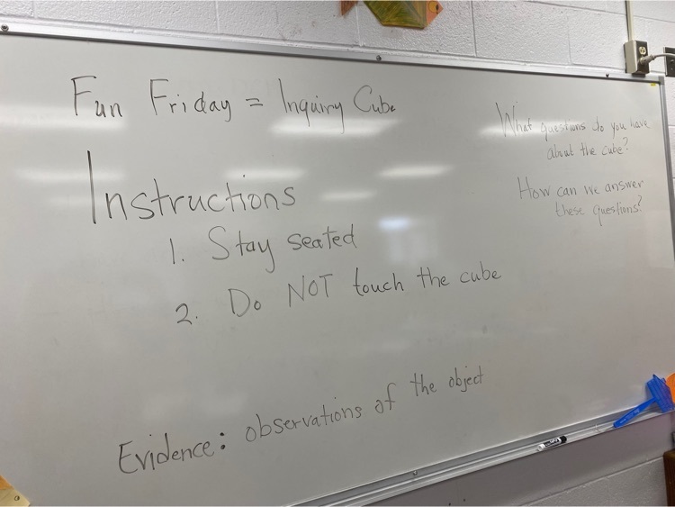 white board instructions